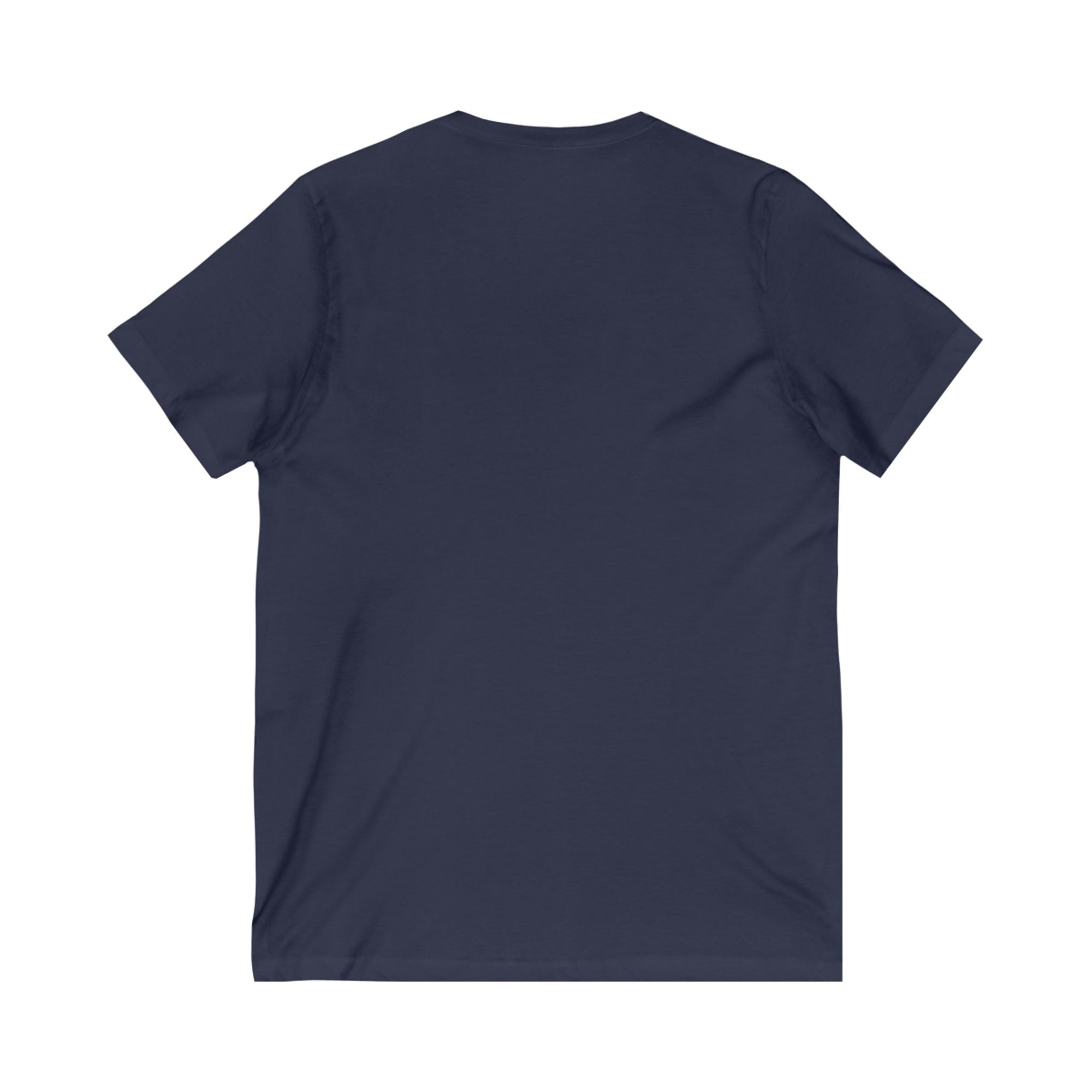 -Unisex Jersey Short Sleeve V-Neck Tee bobba black pup