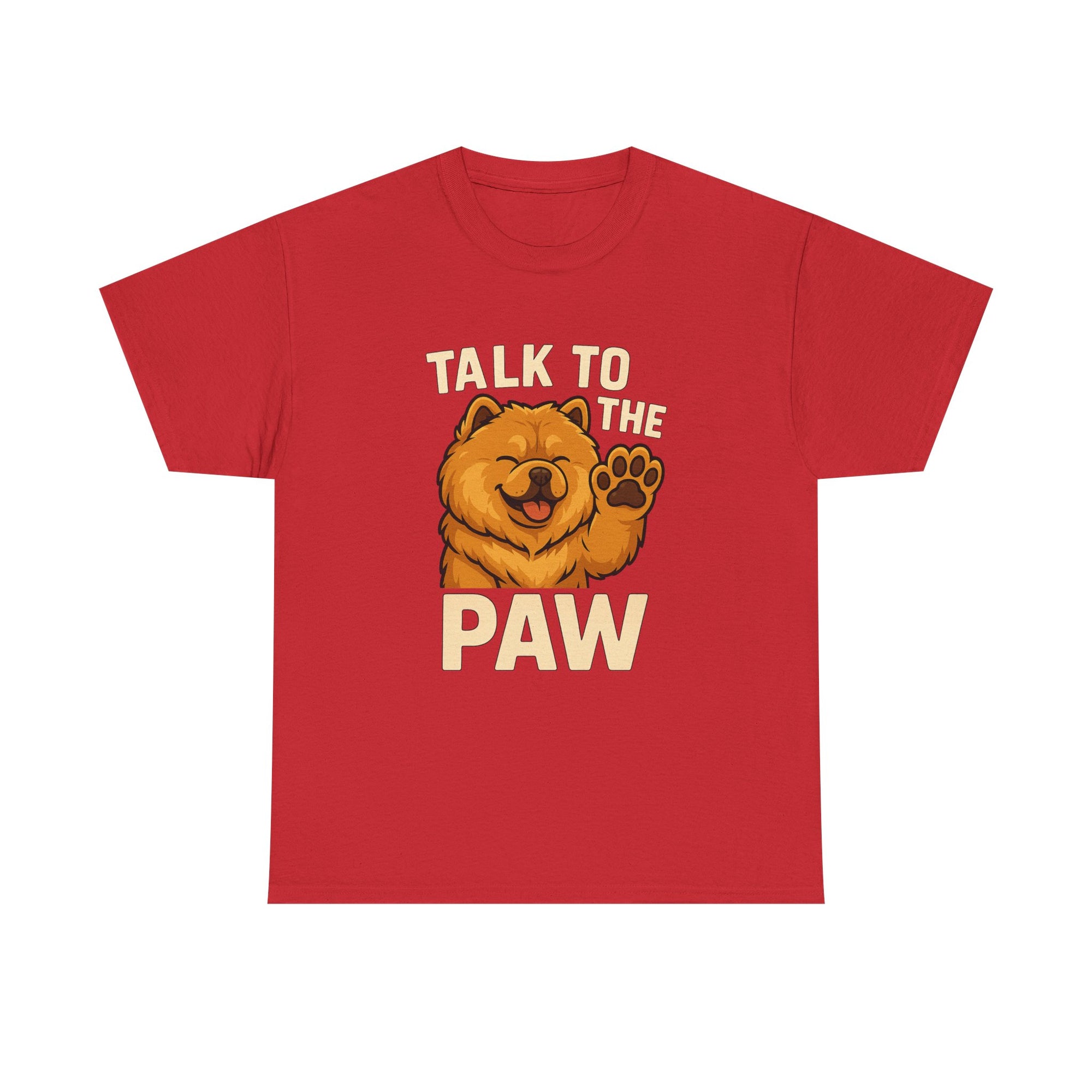 -Unisex Heavy Cotton Tee - Talk To The Paw